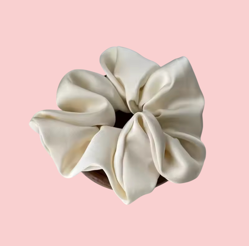 Silk-Feel Satin Scrunchie