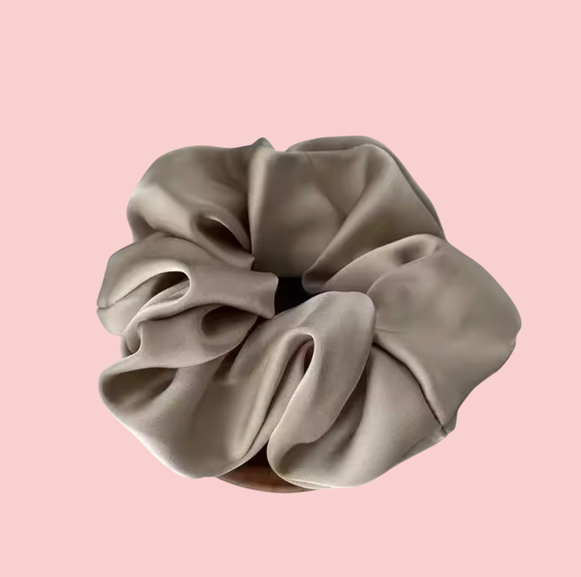 Silk-Feel Satin Scrunchie