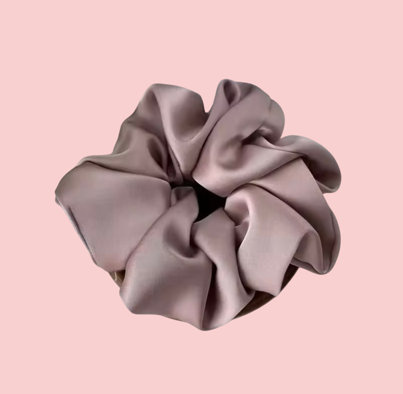 Silk-Feel Satin Scrunchie