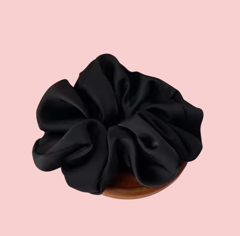 Silk-Feel Satin Scrunchie